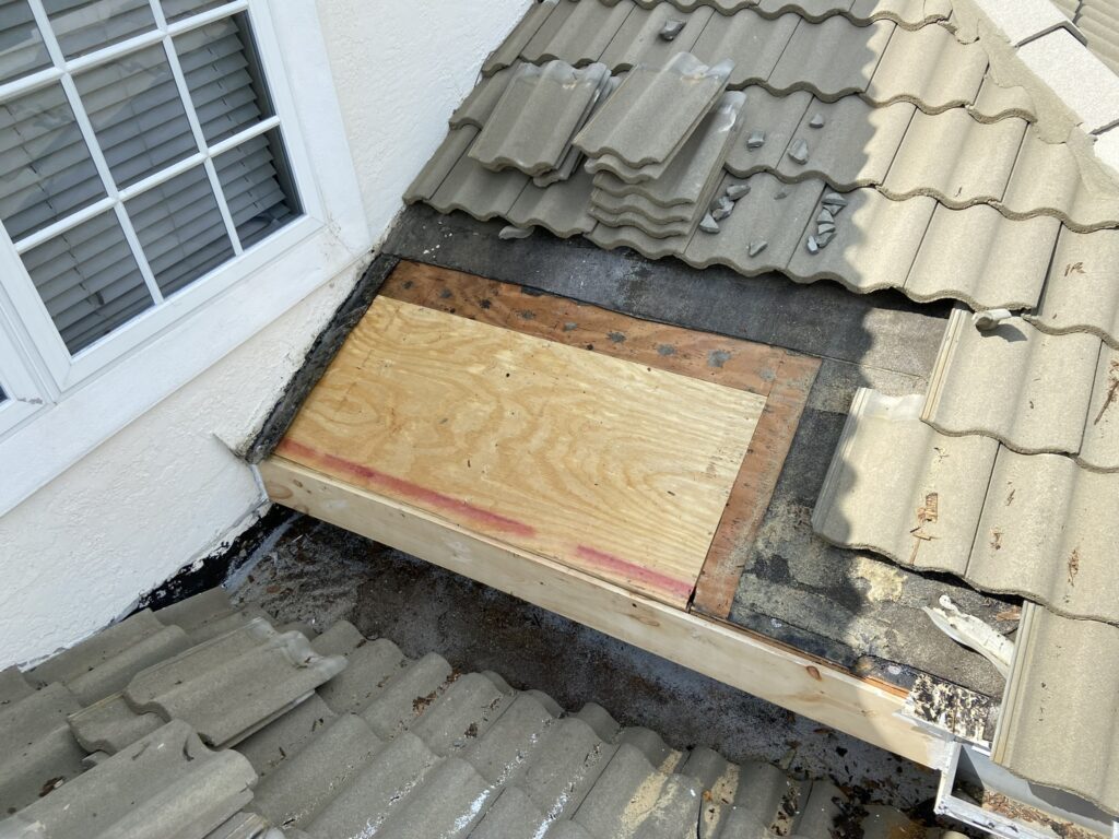 Patched Roof - Roof Repair Services Sarasota, FL